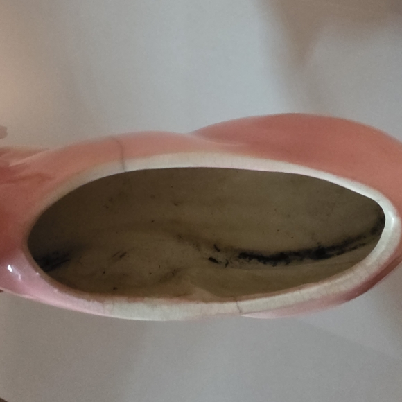 Charming Pink Cat Figurine with Blue Bow - Picture 2 of 7